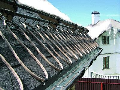 電伴熱帶(電纜)屋頂和天溝融雪融冰系統